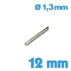 Goupille Moletée 12 mm diamètre 1,30 mm