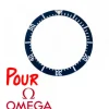 Insert Lunette Montre OMEGA Seamaster Bleu Marine 38,00 mm