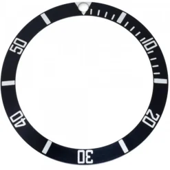 Insert Lunette pour Montre ROLEX Céramique Noir 37,45 mm