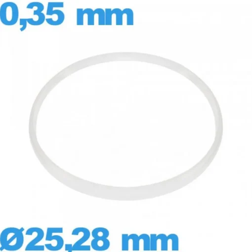 Joint 25,28 X 0,35 mm   de marque ISO Swiss  pour horlogerie pas cher