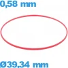 Joint  39,34 X 0,58 mm de montre cylindrique