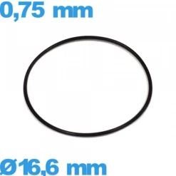 Joint 16,6 X 0,75 mm de montre O-ring caoutchouc