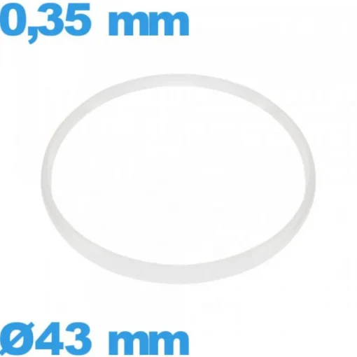 Joint  43 X 0,35 mm  d'horlogerie