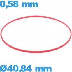 Joint  40,84 X 0,58 mm horlogerie cylindrique plastique