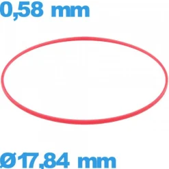 Joint 17,84 X 0,58 mm horlogerie  cylindrique