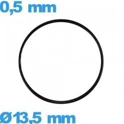 Joint  13,5 X 0,5 mm horlogerie nitrile plat