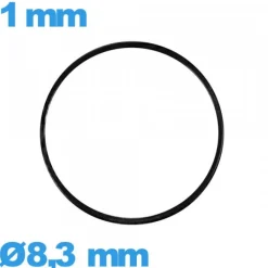 Joint  8,3 X 1 mm horlogerie nitrile plat