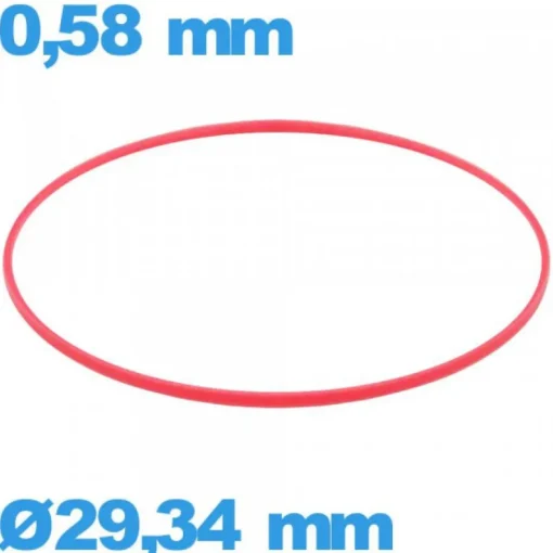 Joint 29,34 X 0,58 mm montre  cylindrique  plastique dur