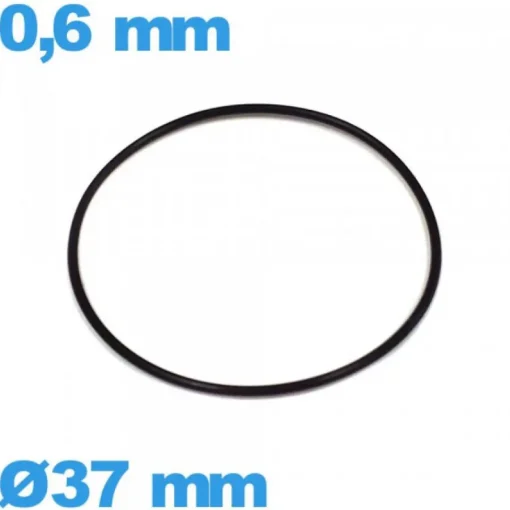 Joint 37 X 0,6 mm montre O-ring  nitrile