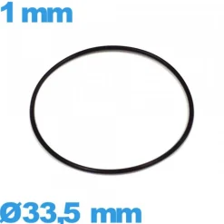 Joint 33,5 X 1 mm nitrile ISO Swiss torique pour montre