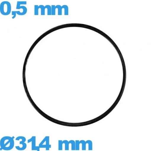 Joint  31,4 X 0,5 mm plat  d'horlogerie pas cher