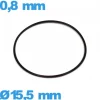 Joint  15,5 X 0,8 mm pour horlogerie NBR torique