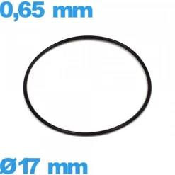 Joint 17 X 0,65 mm pour horlogerie O-ring  caoutchouc