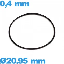 Joint 20,95 X 0,4 mm pour horlogerie torique  caoutchouc de marque ISO Swiss