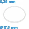 Joint  17,5 X 0,35 mm pour montre