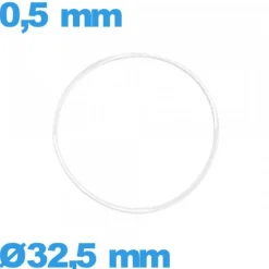 Joint  32,5 X 0,5 mm torique de montre silicone