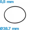 Joint  38,7 X 0,5 mm torique  pour montre
