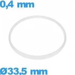 Joint blanc 33,5 X 0,4 mm  verre montre