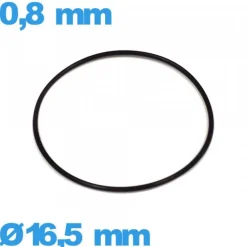 Joint caoutchouc 16,5 X 0,8 mm O-ring d'horlogerie