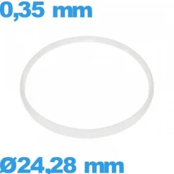 Joint de marque ISO Swiss verre horlogerie Hytrel - 24,28 X 0,35 mm