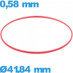 Joint  de marque ISO Swiss  pour horlogerie - 41,84 X 0,58 mm cylindrique