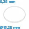Joint   de montre  15,28 X 0,35 mm Cylindrique