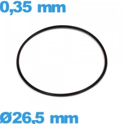 Joint d'horlogerie O-ring de marque ISO Swiss étanchéité 26,5 X 0,35 mm nitrile