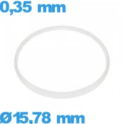 Joint Hytrel  verre de montre  15,78 X 0,35 mm i-Ring  blanc