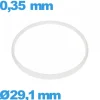 Joint Hytrel  verre pour horlogerie Sternkreuz 29,1 X 0,35 mm i-Ring