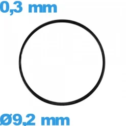 Joint montre de marque iso swiss 9,2 X 0,3 mm étanchéité caoutchouc  plat
