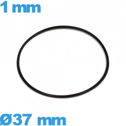 Joint montre torique  étanchéité 37 X 1 mm  caoutchouc