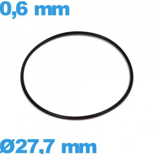 Joint NBR 27,7 X 0,6 mm torique  de montre
