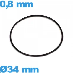 Joint nitrile  O-ring d'horlogerie - 34 X 0,8 mm