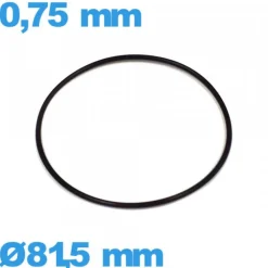 Joint O-ring de marque ISO Swiss de montre caoutchouc - 81,5 X 0,75 mm