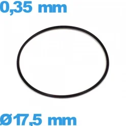 Joint pas cher d'horlogerie ISO Swiss 17,5 X 0,35 mm O-ring  étanchéité NBR