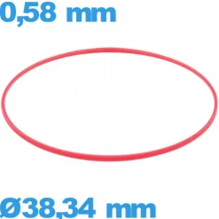Joint  pas cher horlogerie  38,34 X 0,58 mm cylindrique  étanchéité