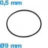 Joint pas cher montre de marque ISO Swiss 9 X 0,5 mm O-ring  étanchéité nitrile