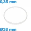 Joint pas cher verre horlogerie  38 X 0,35 mm