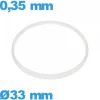 Joint pour horlogerie 33 X 0,35 mm