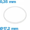 Joint pour horlogerie  17,2 X 0,35 mm  Hytrel