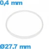 Joint pour horlogerie  pas cher  27,7 X 0,4 mm