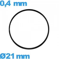 Joint pour horlogerie plat étanchéité 21 X 0,4 mm  NBR