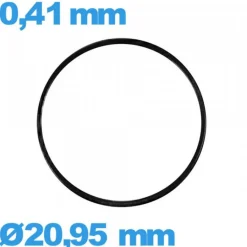 Joint pour montre  20,95 X 0,41 mm étanchéité caoutchouc pas cher plat