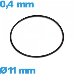 Joint étanchéité montre de marque ISO Swiss  torique 11 X 0,4 mm
