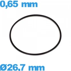 Joint étanchéité montre ISO Swiss nitrile pas cher torique 26,7 X 0,65 mm
