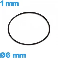 Joint torique ISO Swiss horlogerie  - 6 X 1 mm