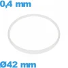 Joint verre de montre 42 X 0,4 mm