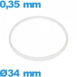 Joint verre d'horlogerie  pas cher   34 X 0,35 mm pas cher