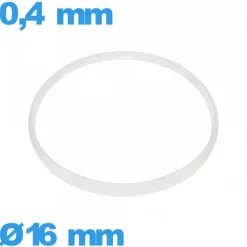 Joint  verre d'horlogerie Sternkreuz  16 X 0,4 mm