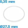 Joint verre horlogerie 27,5 X 0,35 mm i-Ring